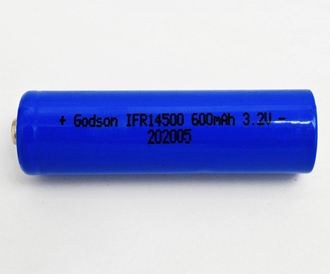 Aydınlatma 3.2 Volt Şarj Edilebilir Pil 14500 LiFePO4 Çevre Dostu