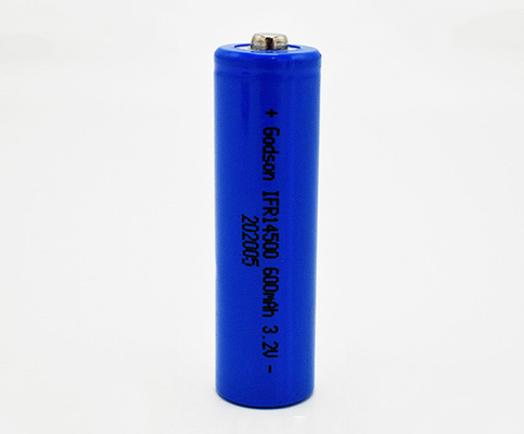 Aydınlatma 3.2 Volt Şarj Edilebilir Pil 14500 LiFePO4 Çevre Dostu