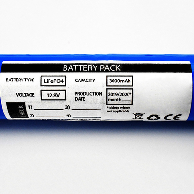 Acil Aydınlatma için LiFePO4 26650 Şarj Edilebilir Pil 3000mAh 12.8V