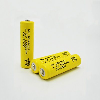 Şarj Edilebilir 1.2 V Ni Cd Pil Beklenen Ömür 5 Yıl AA1000mAh Çubuk Tipi