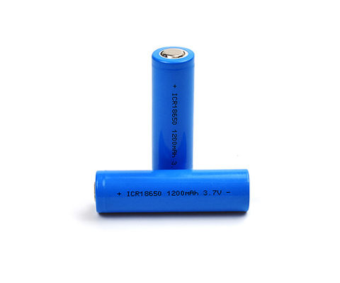 Lityum İyon 1200mAh 3,7 V Pil ICR18650 Şarj Edilebilir Hücre