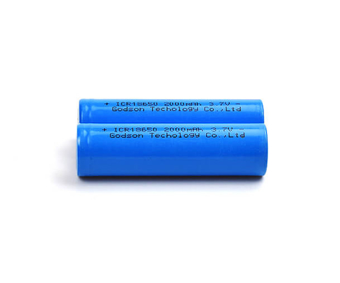 Şarj Edilebilir ICR18650 3.7 V 2000mAh Lityum Pil Kokusuz