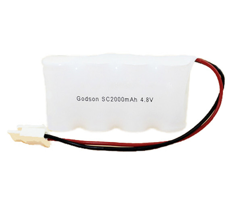 Yan Yana Acil Çıkış Işıklı Piller Paketi 4.8 V SC2000mAh NiCd 36g