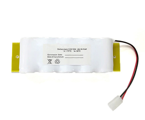 Acil Aydınlatma Çıkış Işığı Pil Paketi NiCd D4000mAh 6V
