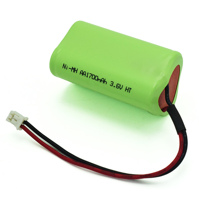 Acil Aydınlatma 3.6 V Ni Mh Pil Hücresi AA 1700mAh Şarj Edilebilir Piller
