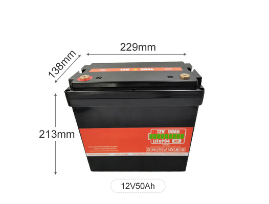 OEM Lityum Pil 12v 50Ah Güneş Pil Paketi Derin Döngü