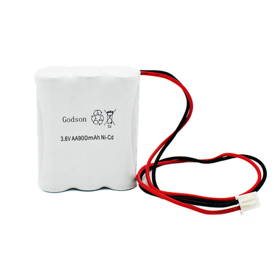 AA900mAh 3.6V Acil Çıkış İşareti Pil Değiştirme NiCd PVC Ceket